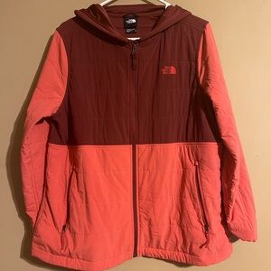 XL Women’s coral North Face jacket